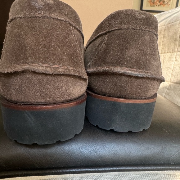 New Polo Ralph Lauren Men’s Suede Penny Loafer/Vibram Sole Size 9D - Picture 7 of 13